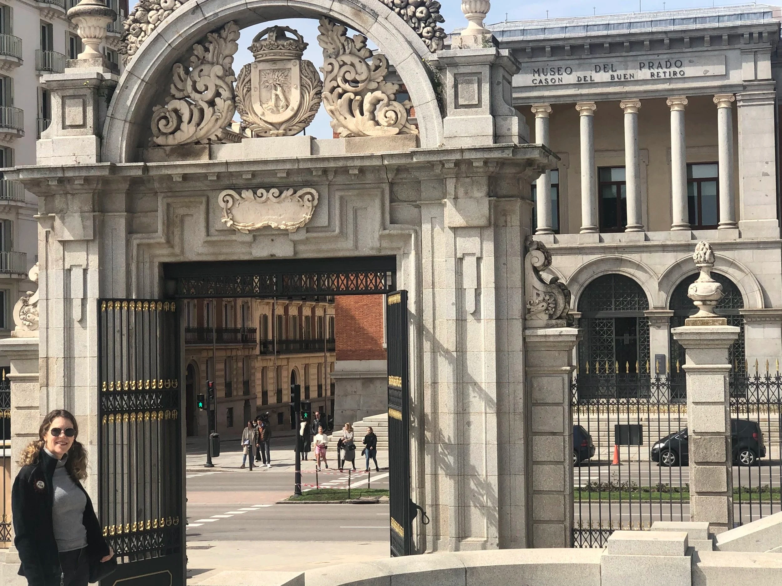 Entrance to the Prado Museum