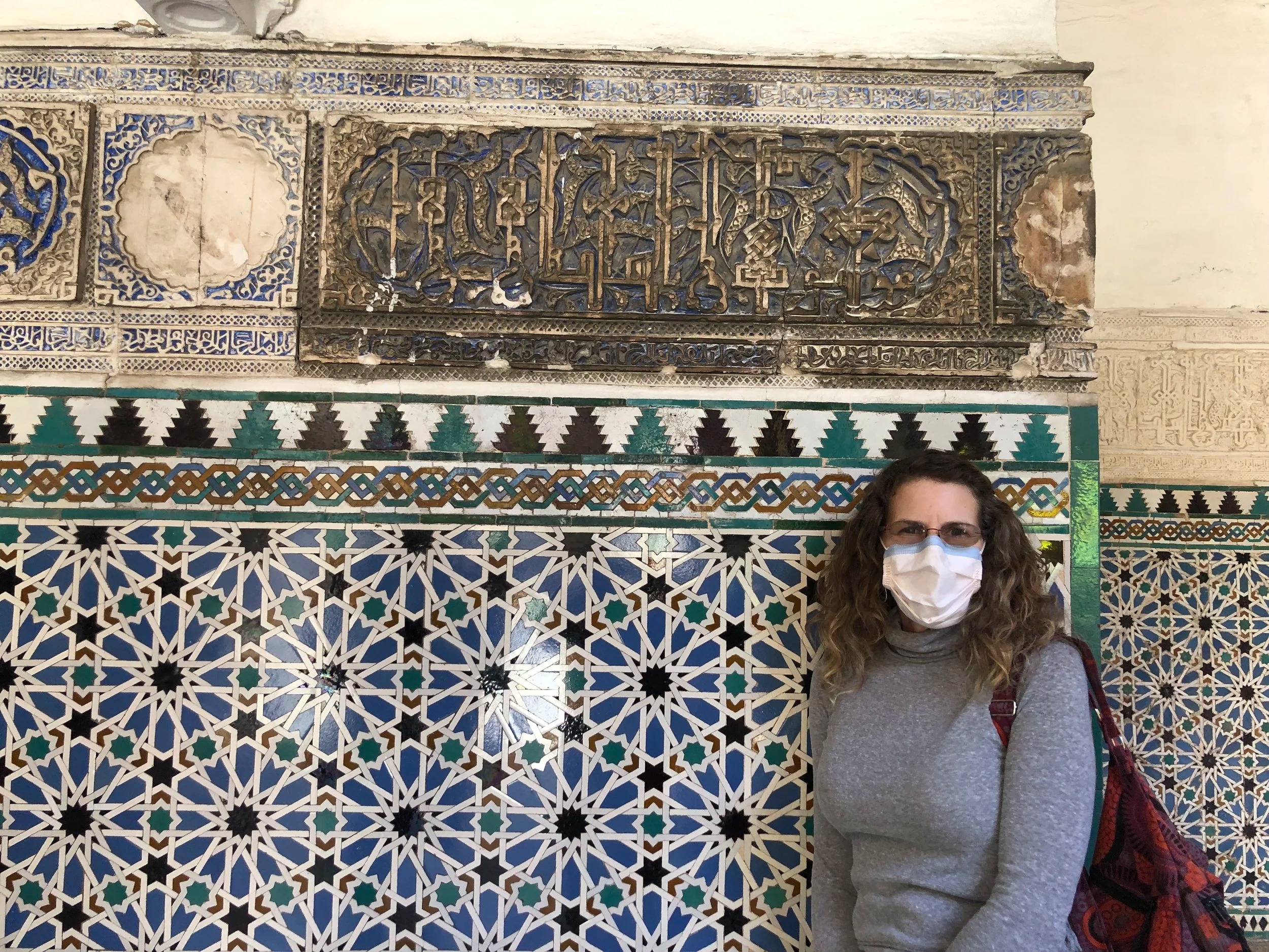 Jewish stars in tile work