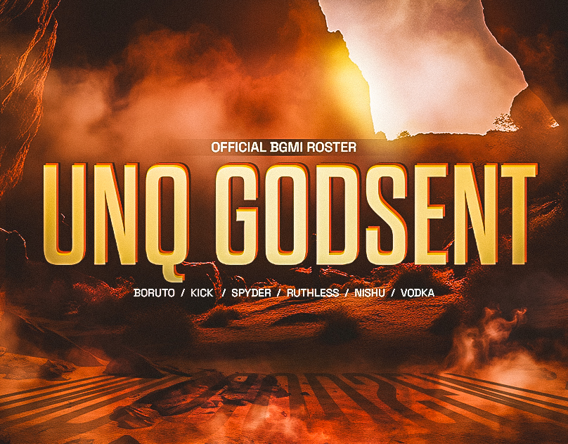 UNQ × Godsent -BGMI Visual Design
