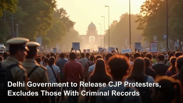 Delhi Government to Release CJP Protesters, Excludes Those With Criminal Records