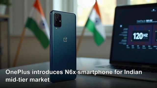 OnePlus introduces N6x smartphone for Indian mid‑tier market
