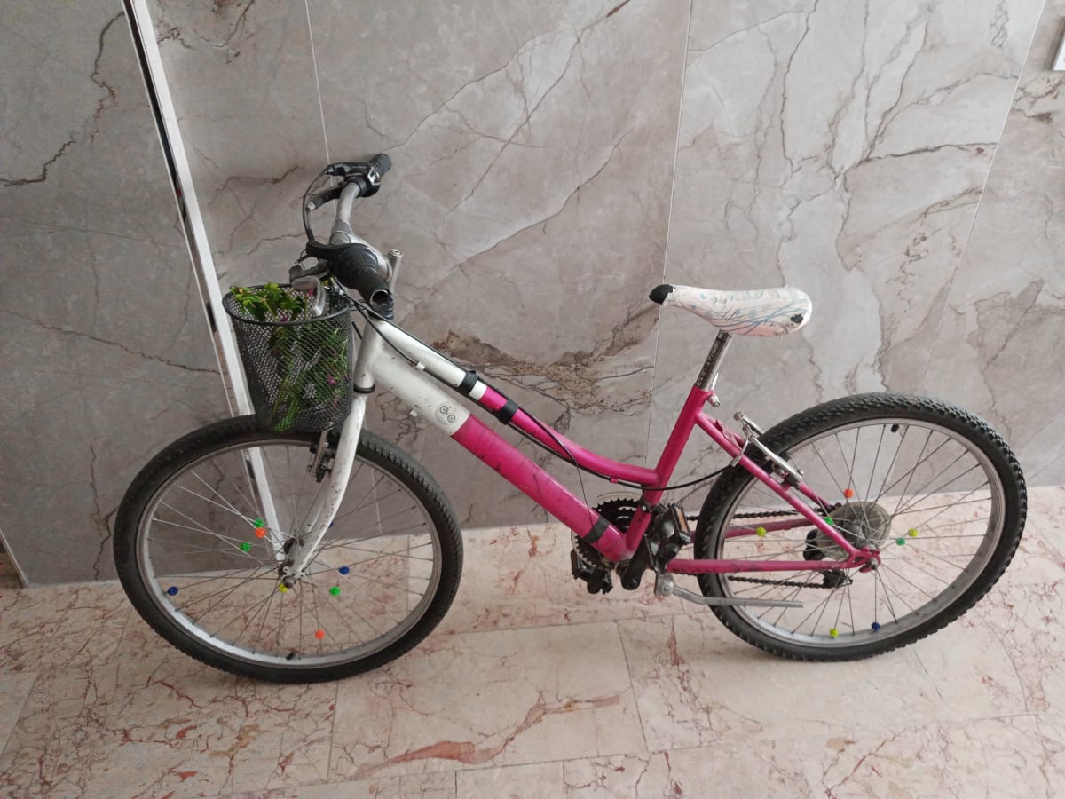 Pembe bisiklet 