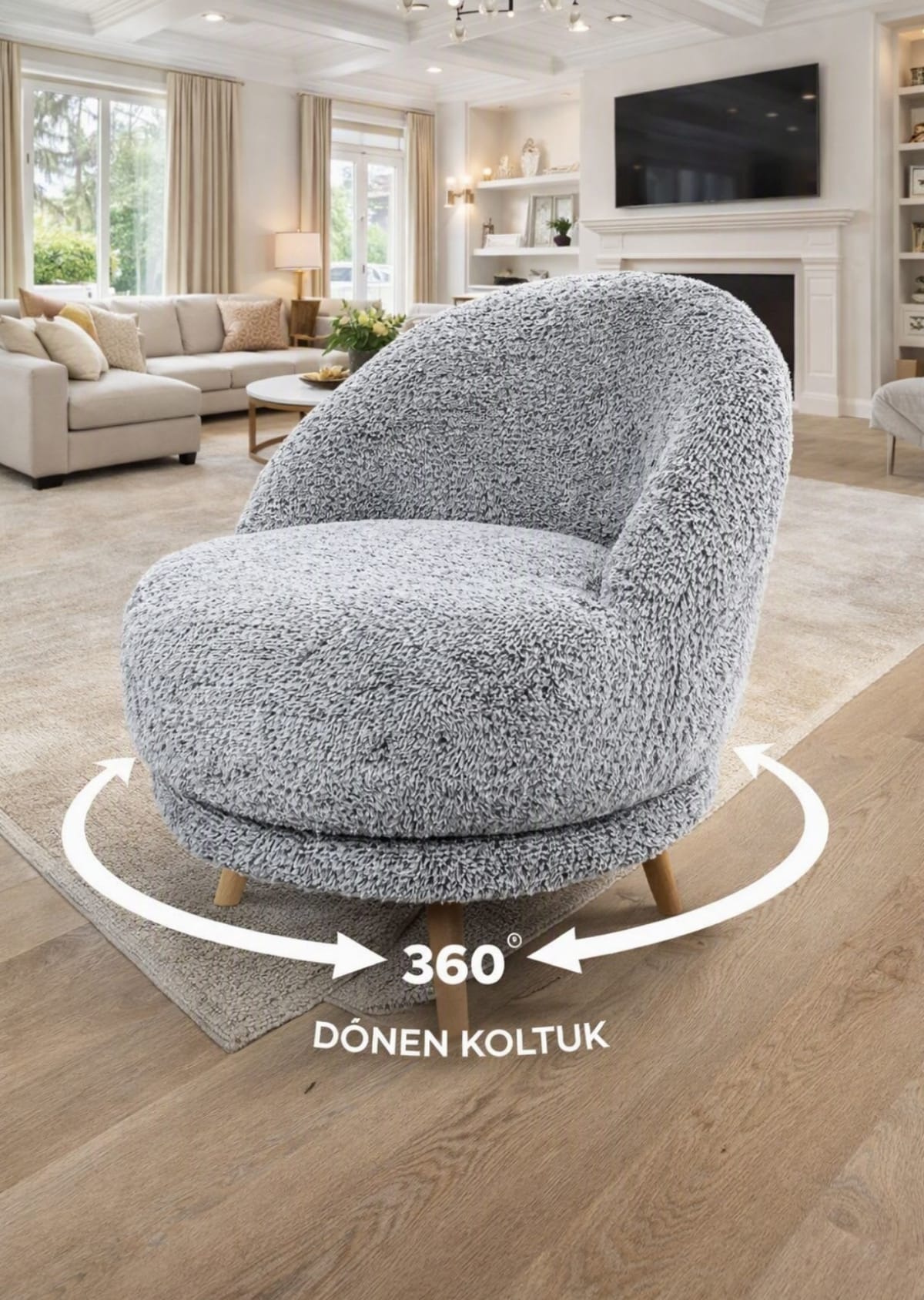 Sıfır 360 ° dönen Koltuk 
