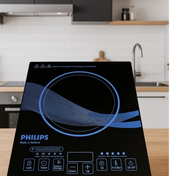 Güçlü ve Taşınabilir: Philips Tek Gözlü Elektrikli Dijital Ocak (3500W) - İkinci El Ürün - Jextle