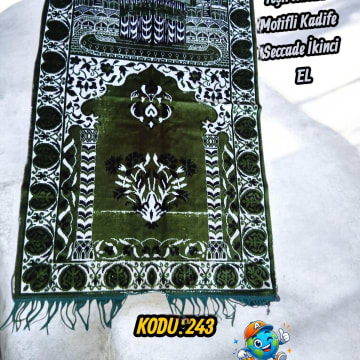 #Yeşil #Ravza #Motifli #K - İkinci El Ürün - Jextle