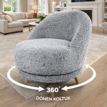 Sıfır 360 ° dönen Koltuk  - İkinci El Ürün - Jextle