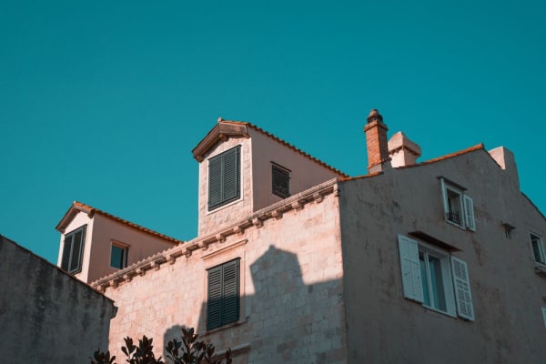 Roof of a house