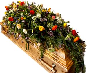 Saisonales Sarggesteck