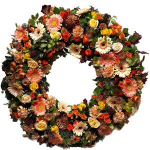 Herbstlicher Biedermeierkranz "Kraft"