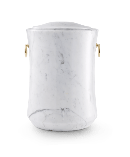 Premiumurne aus weißem Carrara-Marmor
