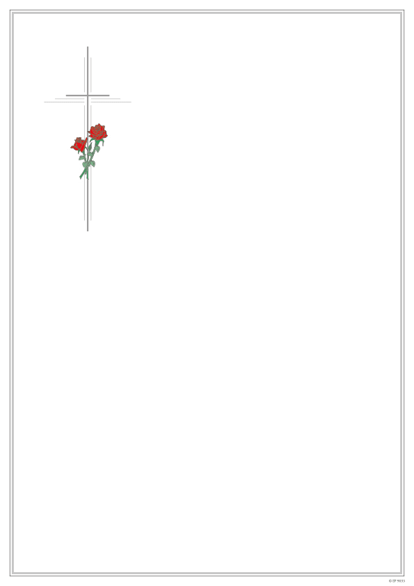 Parte "Kreuz mit Rosen"