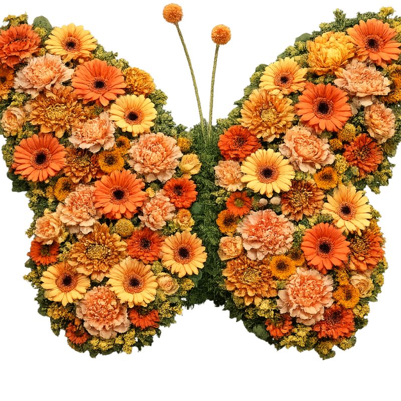 Schmetterling in Orange "Wörthersee"