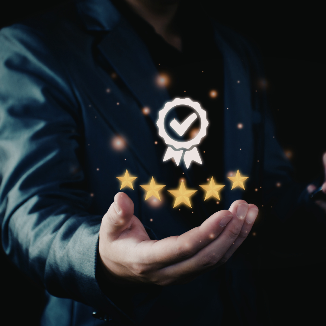 a large display of blue lights in a dark room
