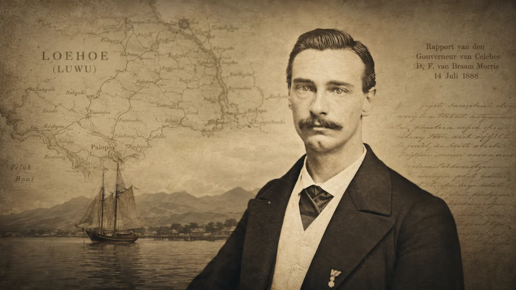 D.F. van Braam Morris: Pejabat Kolonial yang Mewariskan Potret Luwu Abad ke-19