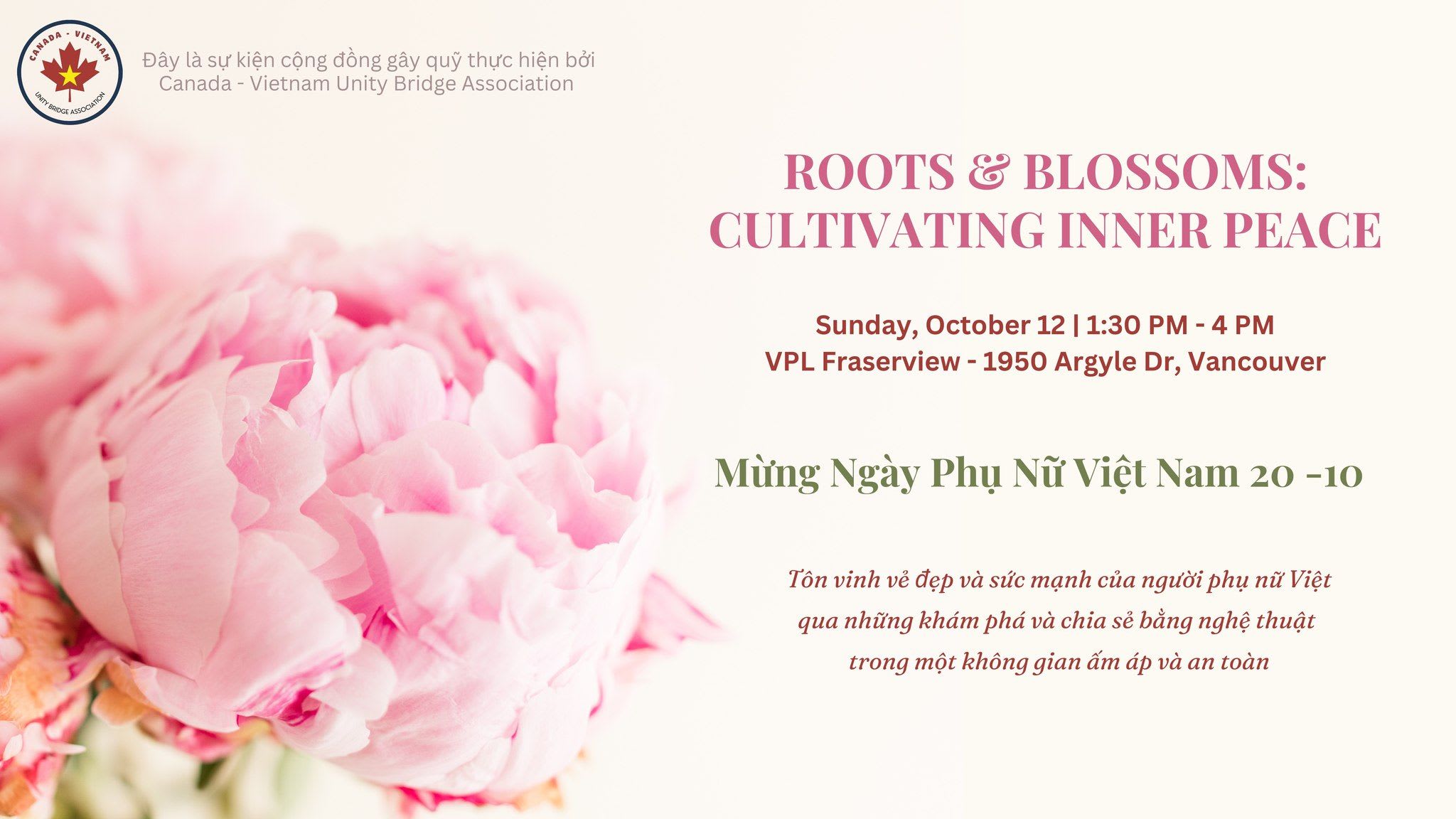 Expressive Arts Workshop | Vietnamese Women’s Day Celebration
