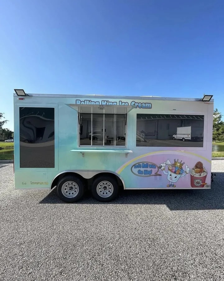 Ice cream trailer 