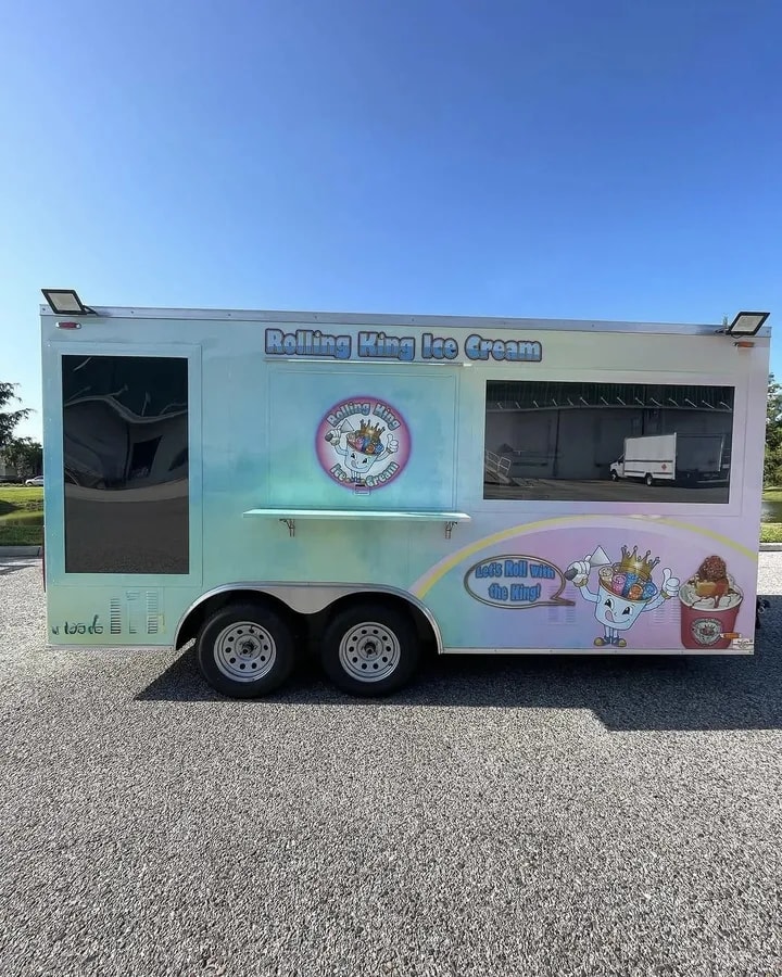 Ice cream trailer 