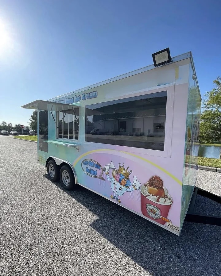 Ice cream trailer 