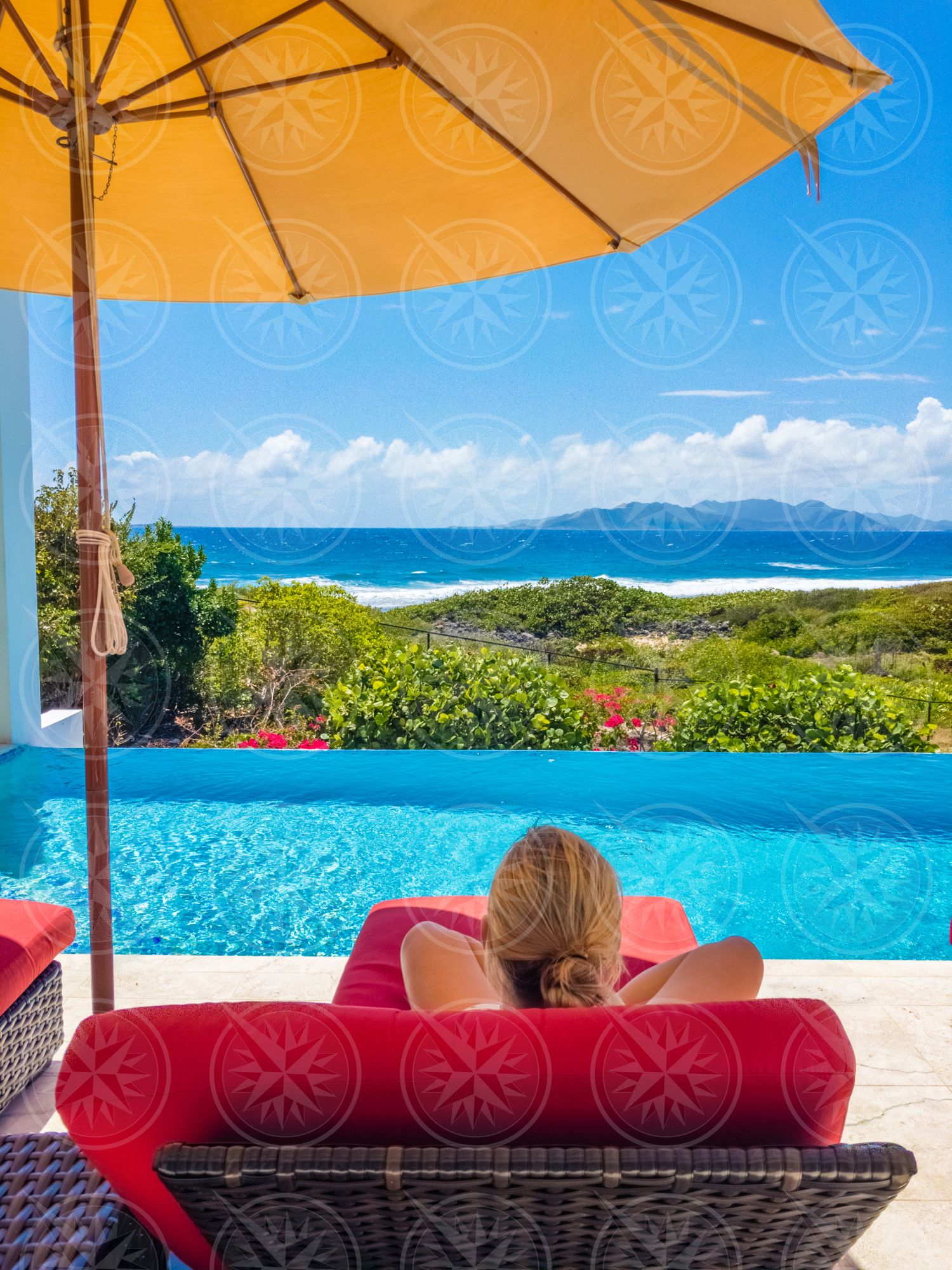 Reclining at Tequila Sunrise Villa