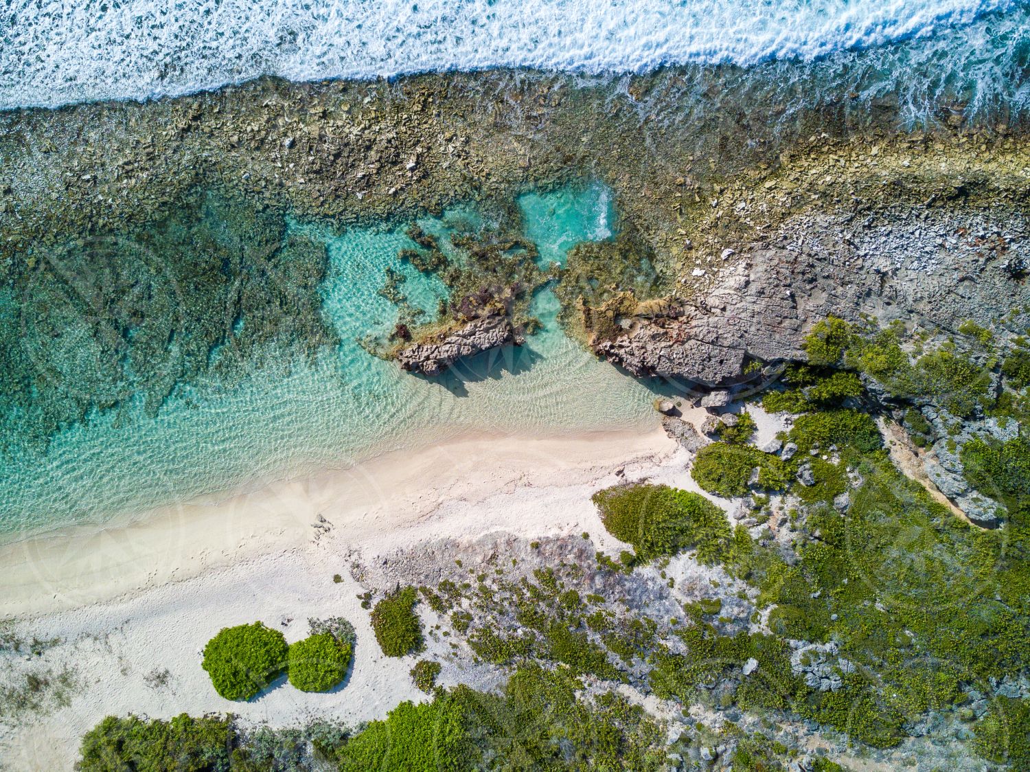 Dropsey Bay from above