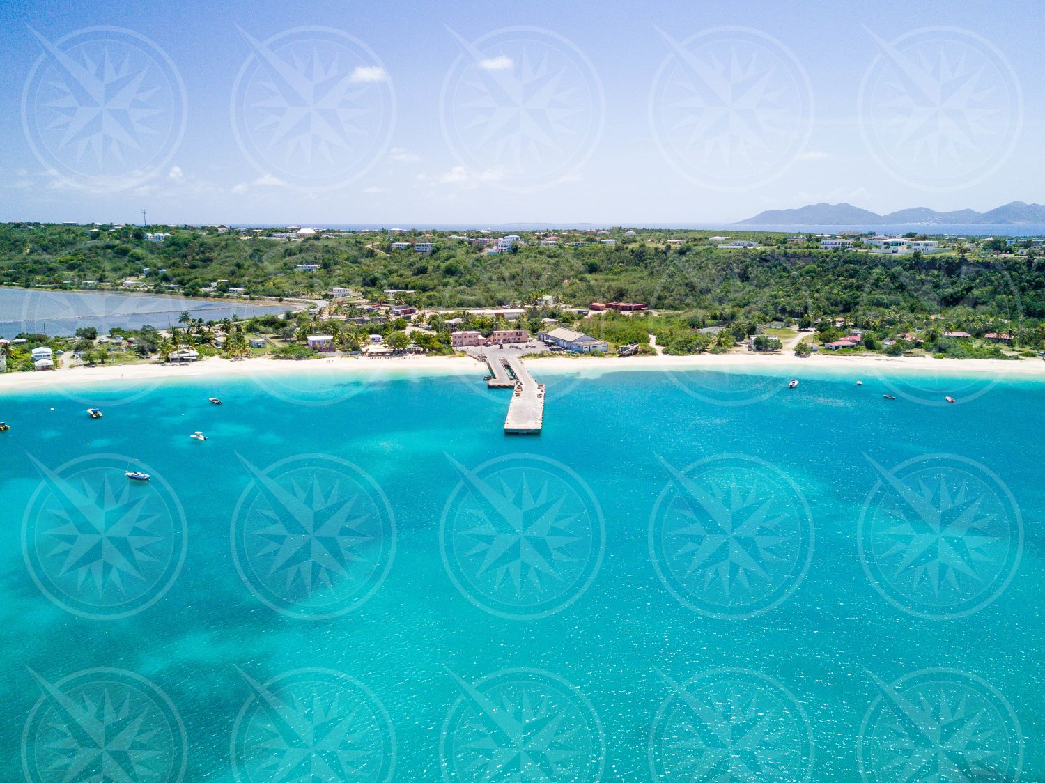 Sandy Ground beach from above