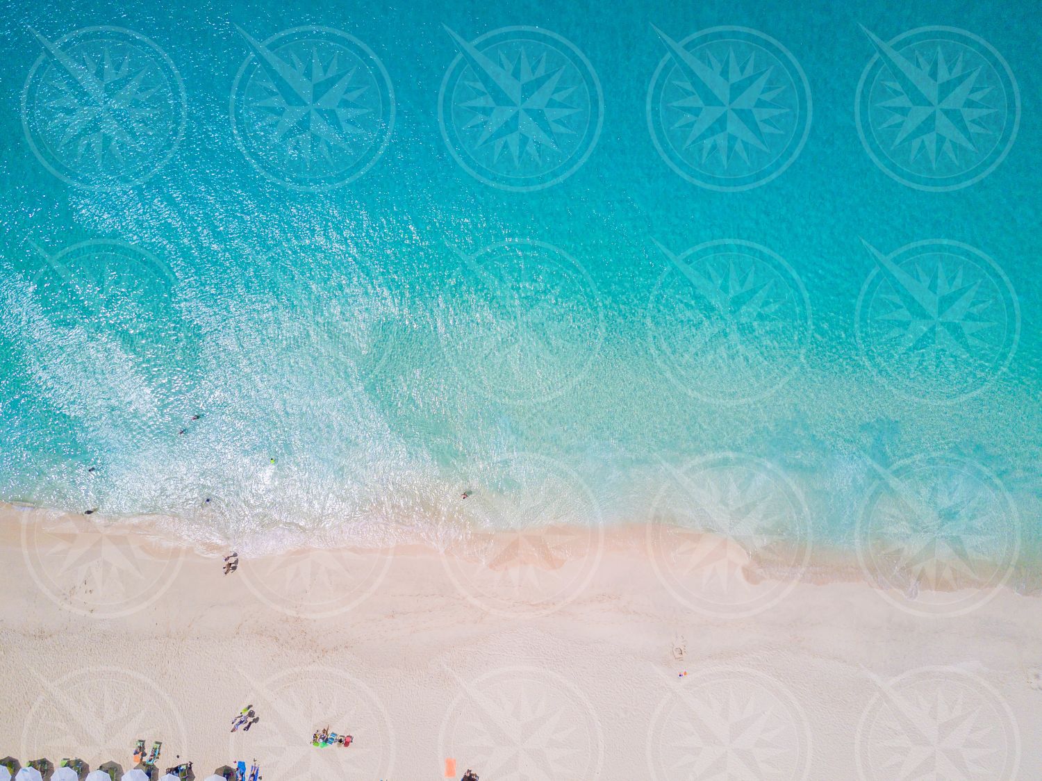 Meads Bay Beach from above