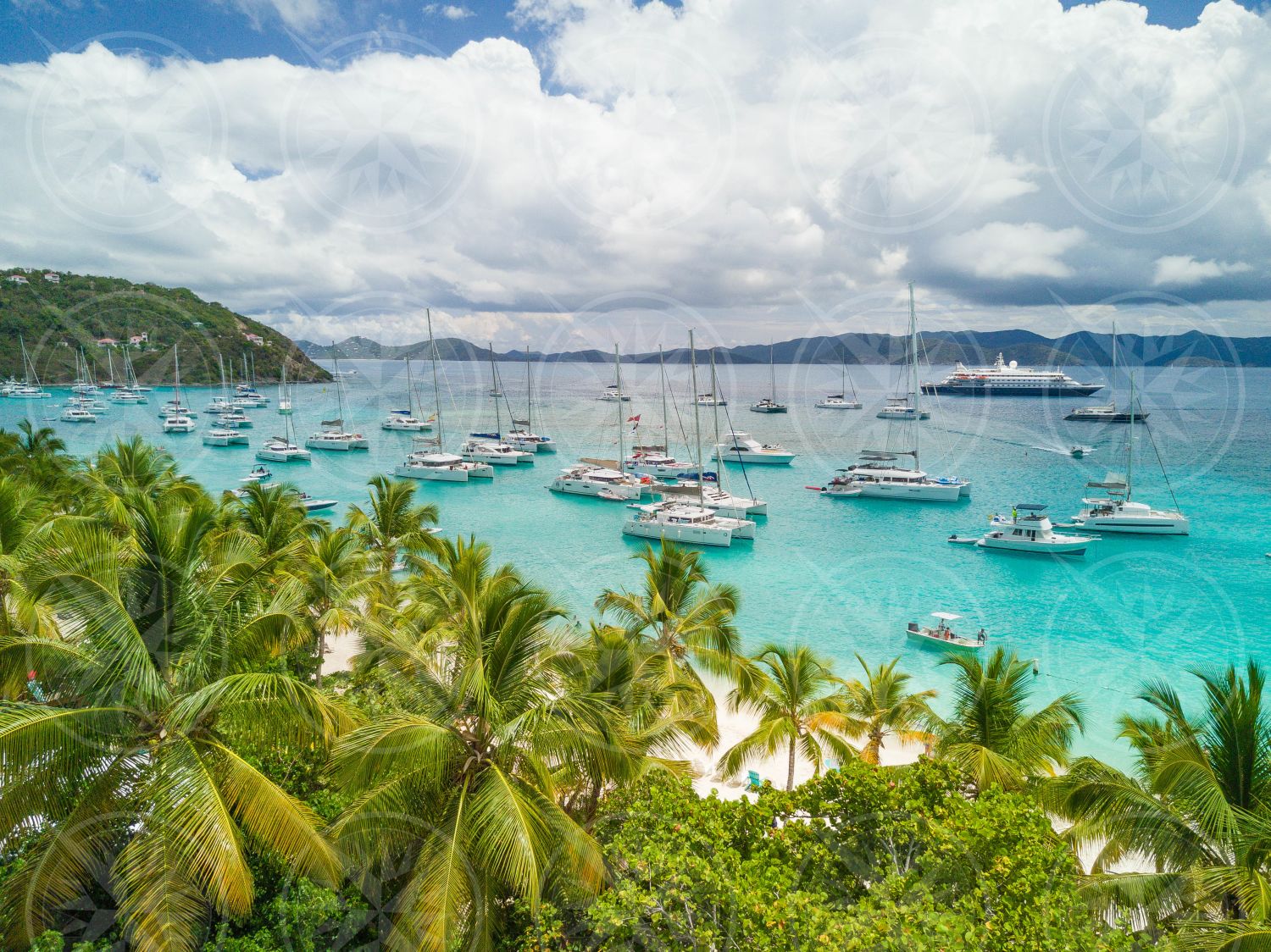 Boats anchored offshore 3