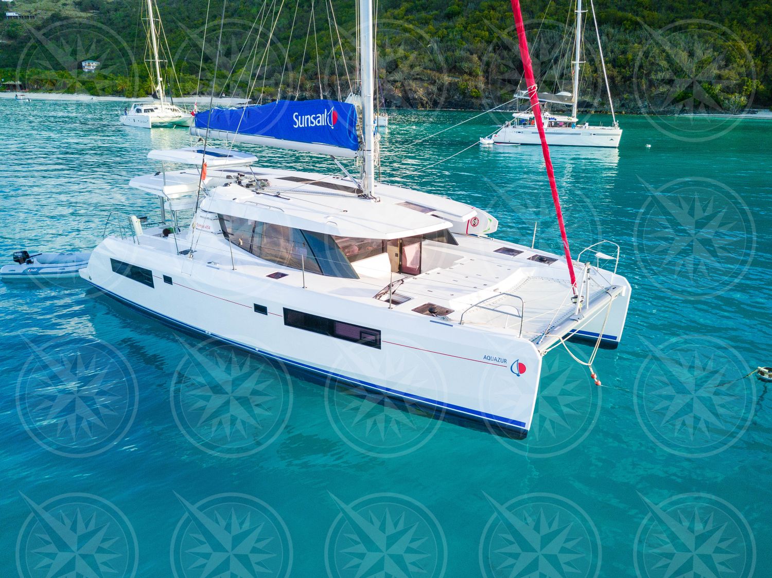 Yacht off Jost Van Dyke