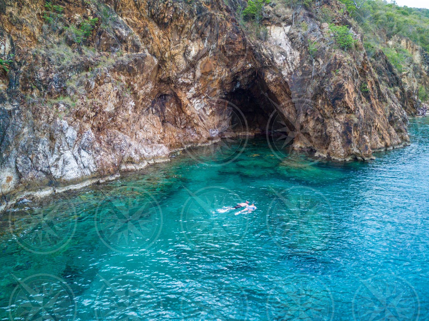 Snorkeling into Treasure Point Caves