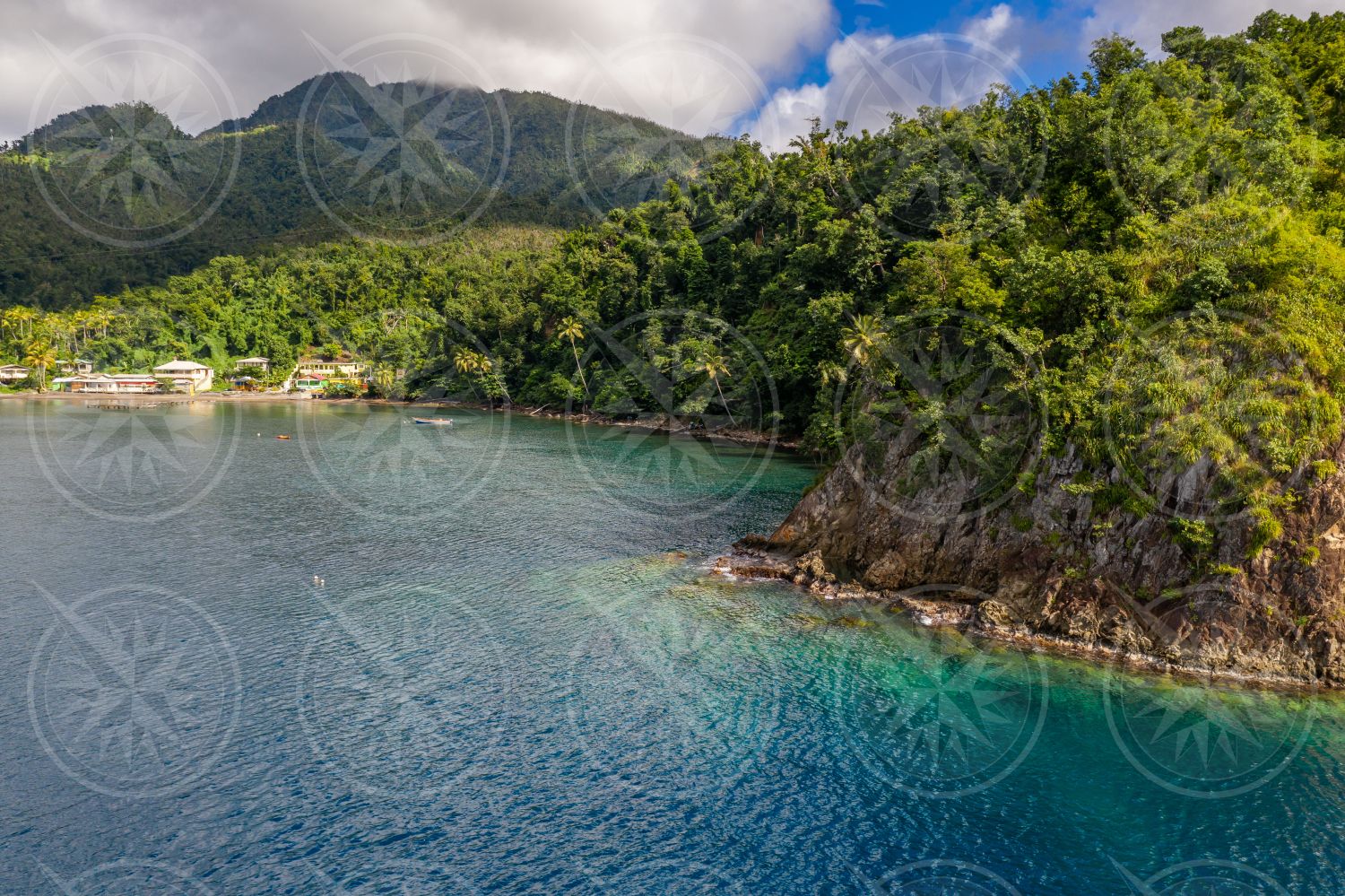 Dominica shoreline