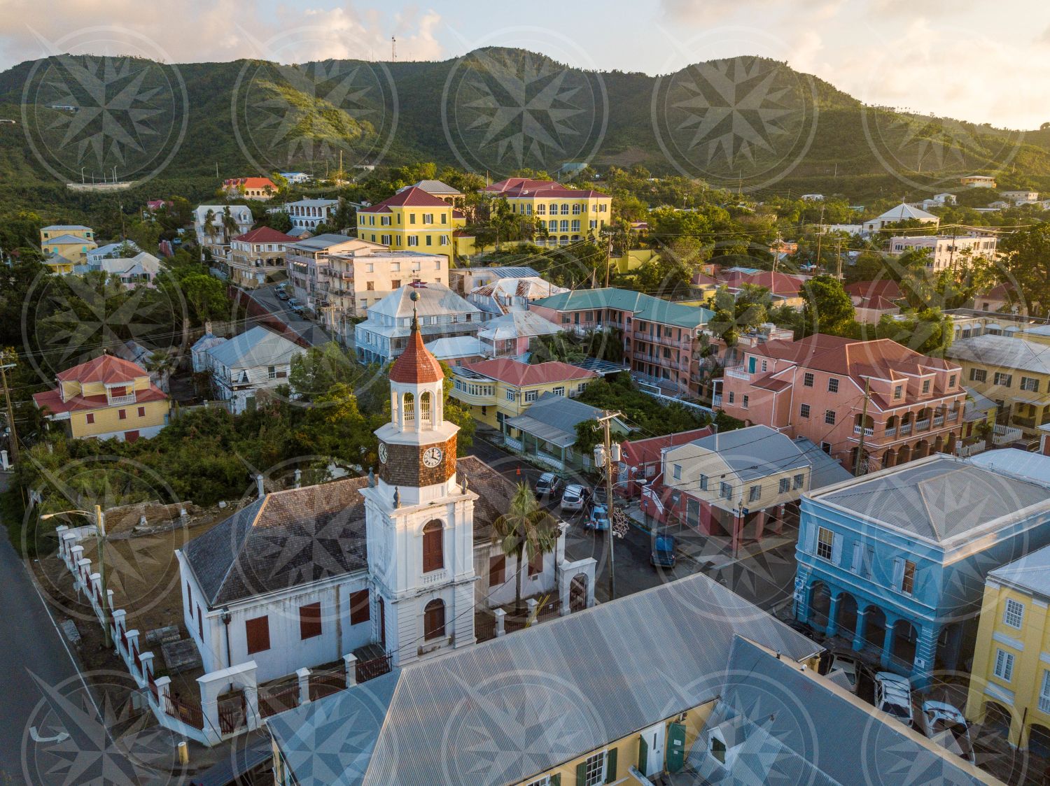 Steeple Building downtown Christiansted, St. Croix