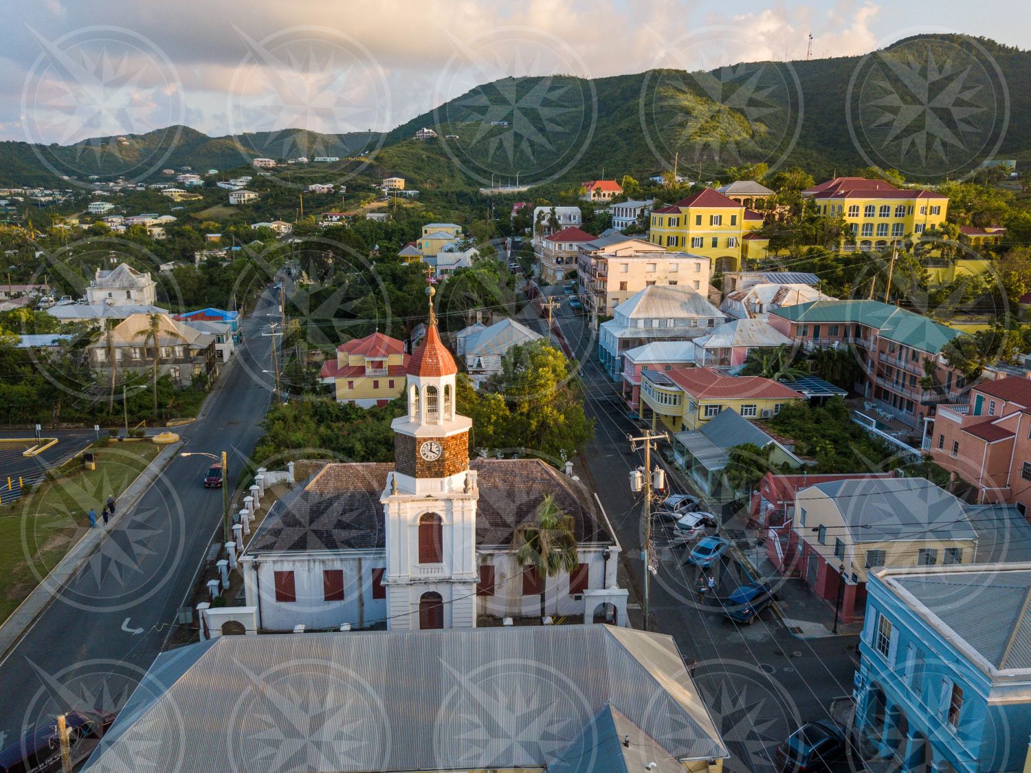 Steeple Building downtown Christiansted, St. Croix