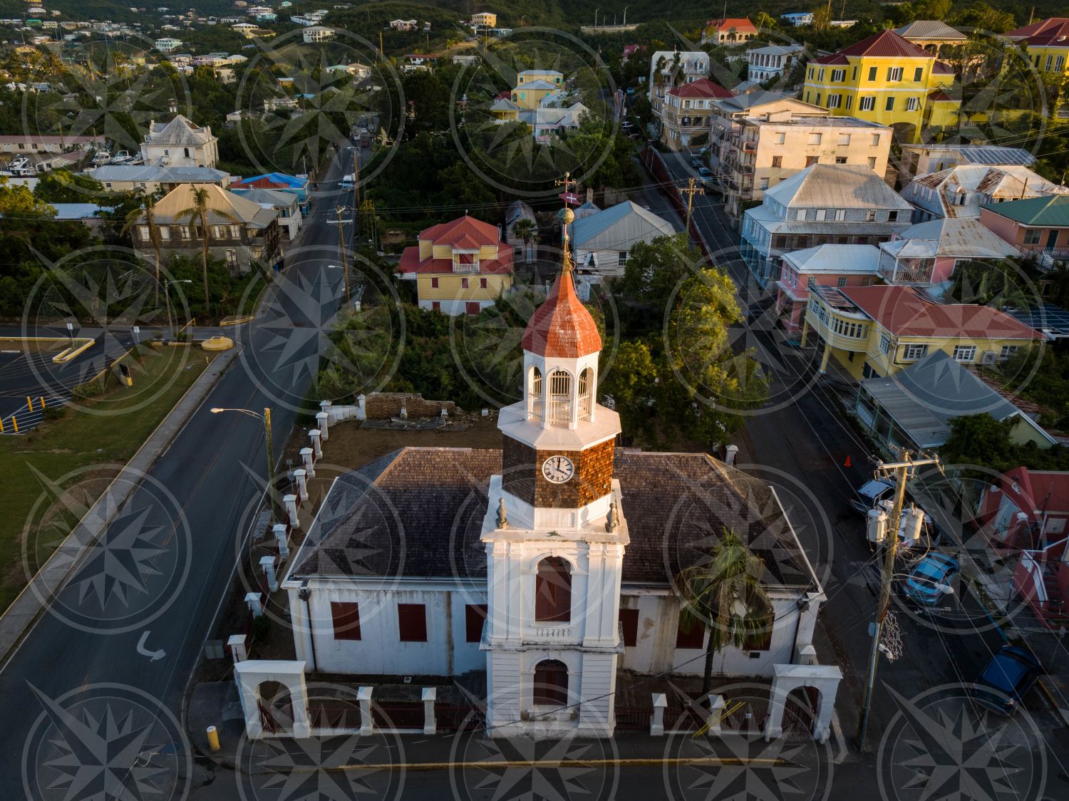 Steeple Building downtown Christiansted, St. Croix