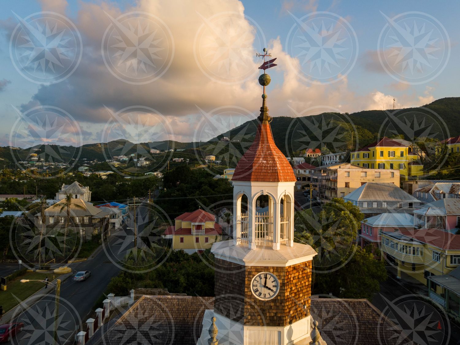 Steeple Building downtown Christiansted, St. Croix