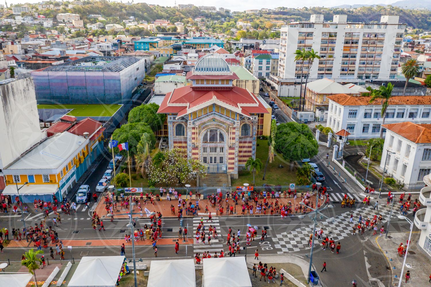 Bibliothèque Schoelcher at Carnival