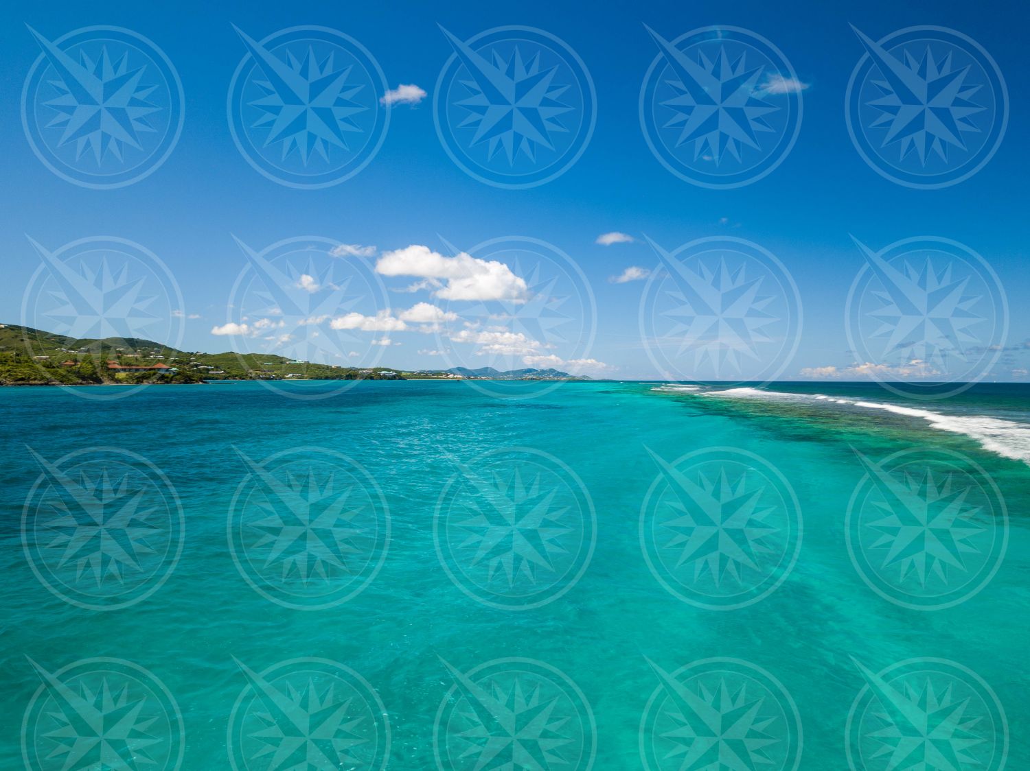 Turquoise water off St. Croix, USVI