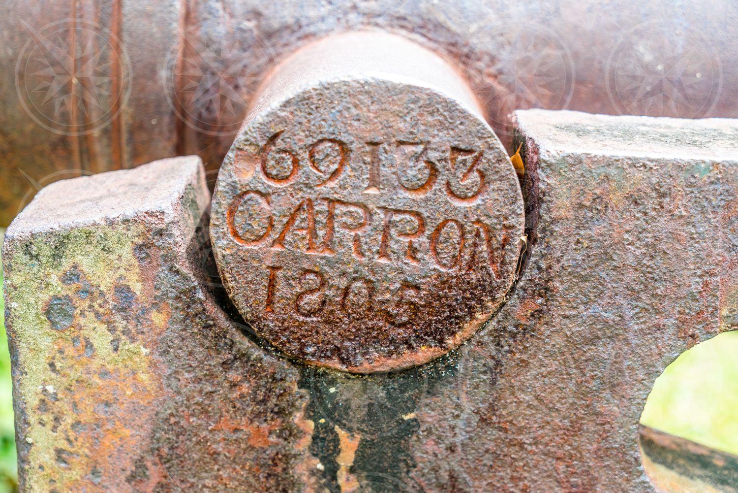 Cannon inscription at Fort James