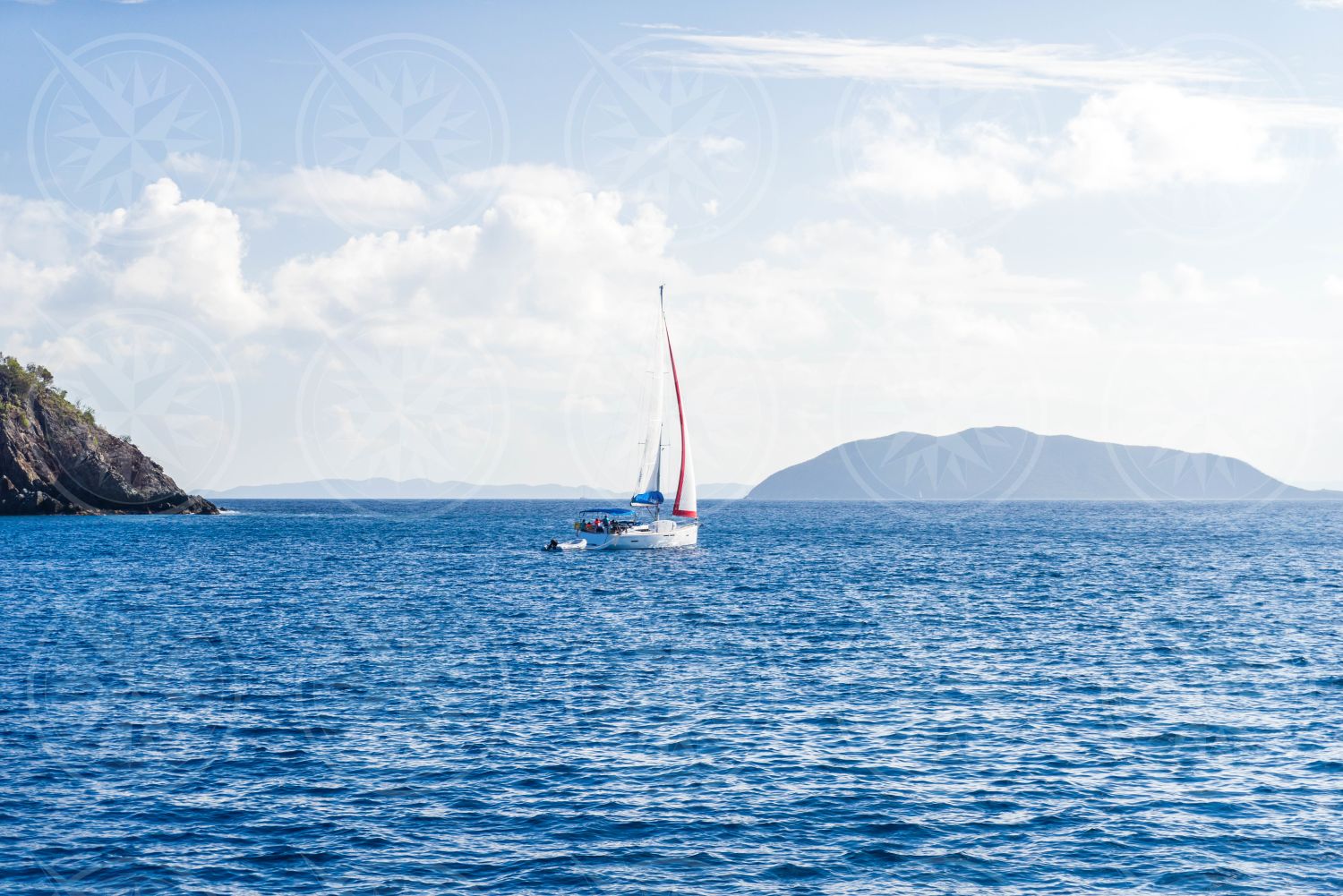 Sailboat on the horizon