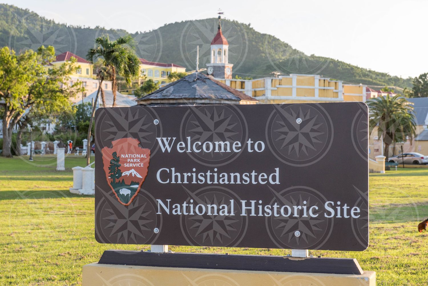 Christiansted National Historic Site sign 2