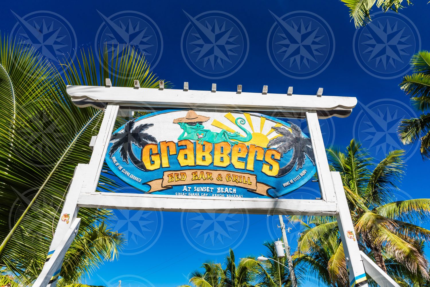 Grabber’s Bed Bar & Grill Sign