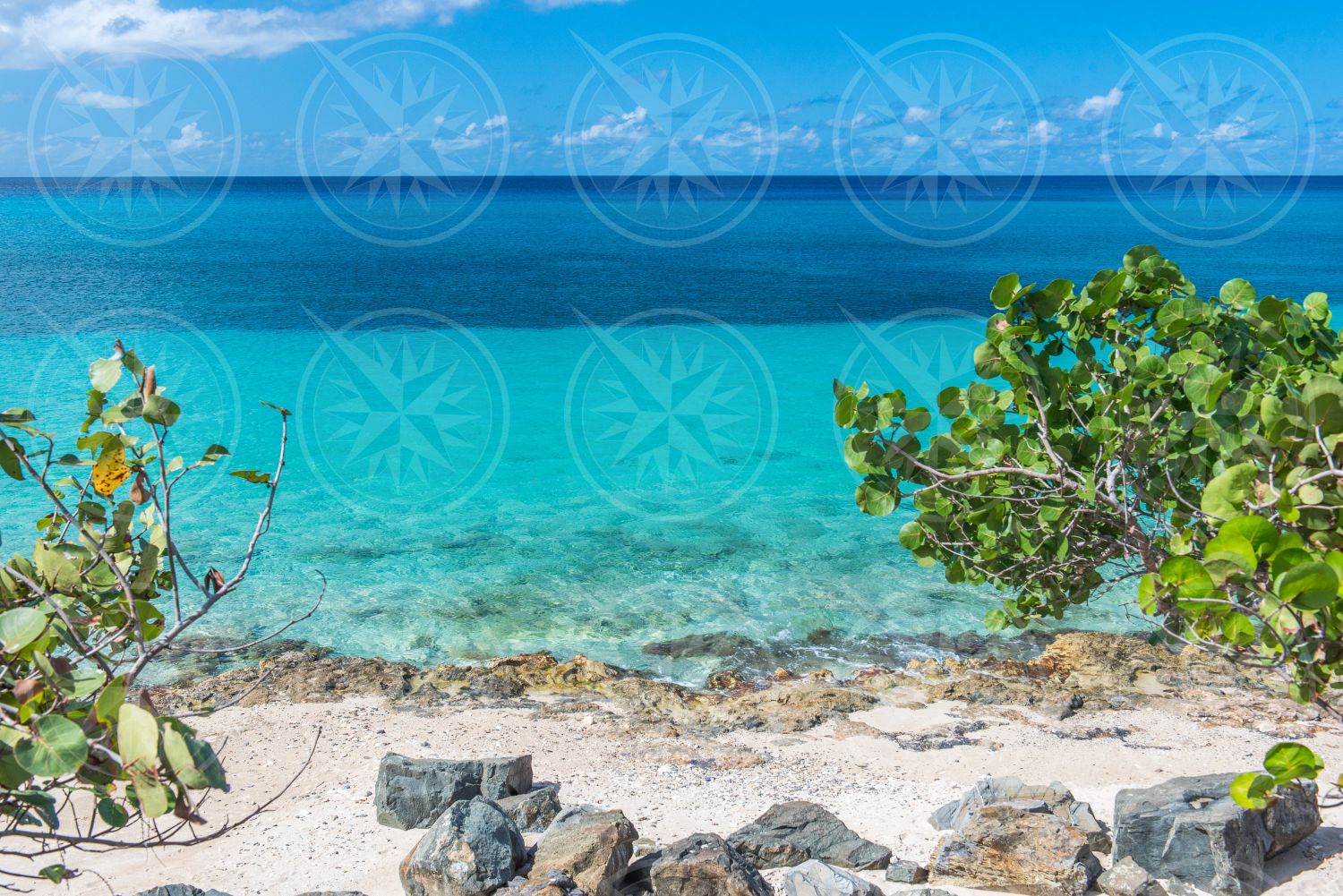 Beach with some rocks, Frederiksted, St. Croix, USVI