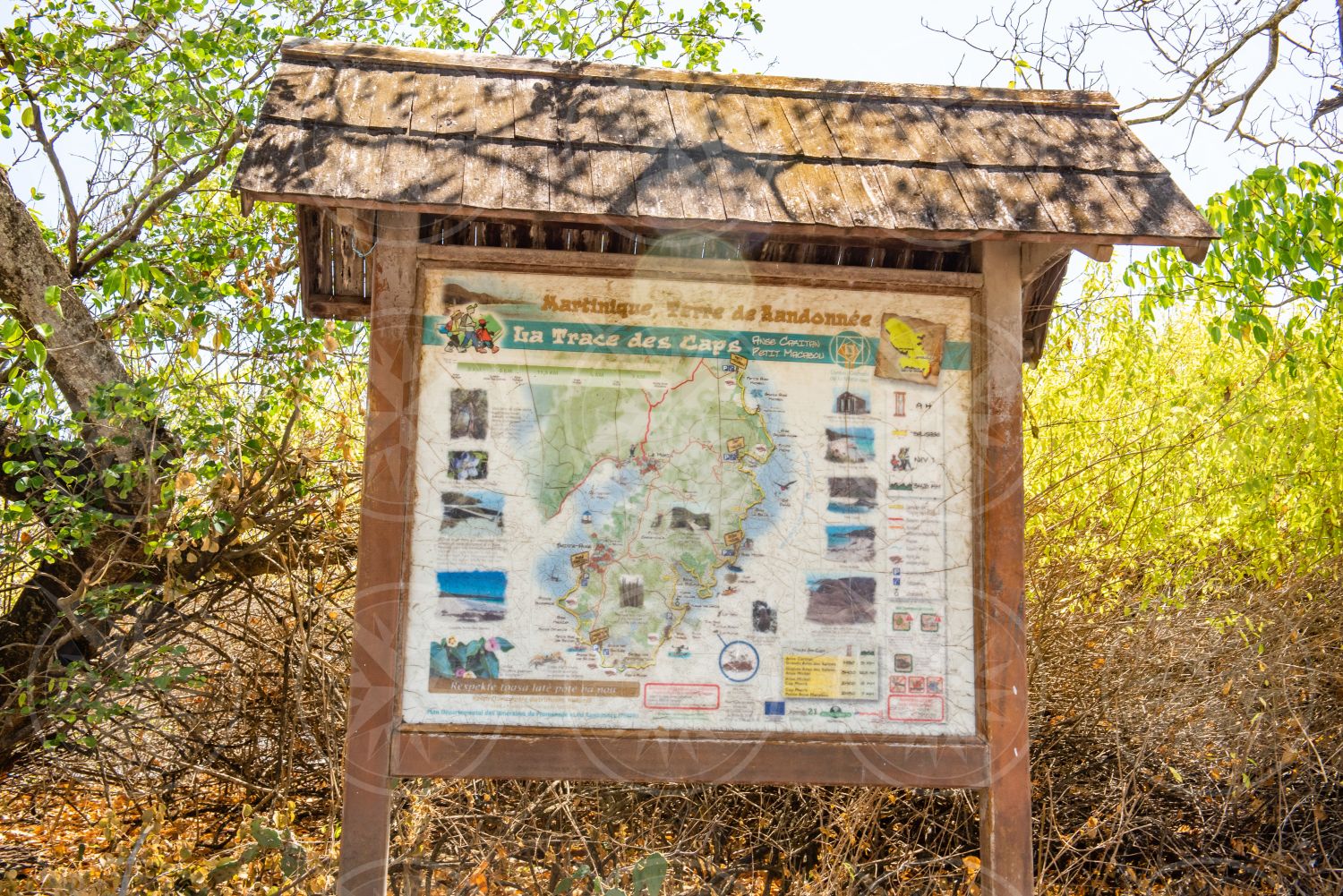 Martinique Terre de Randonnée Sign