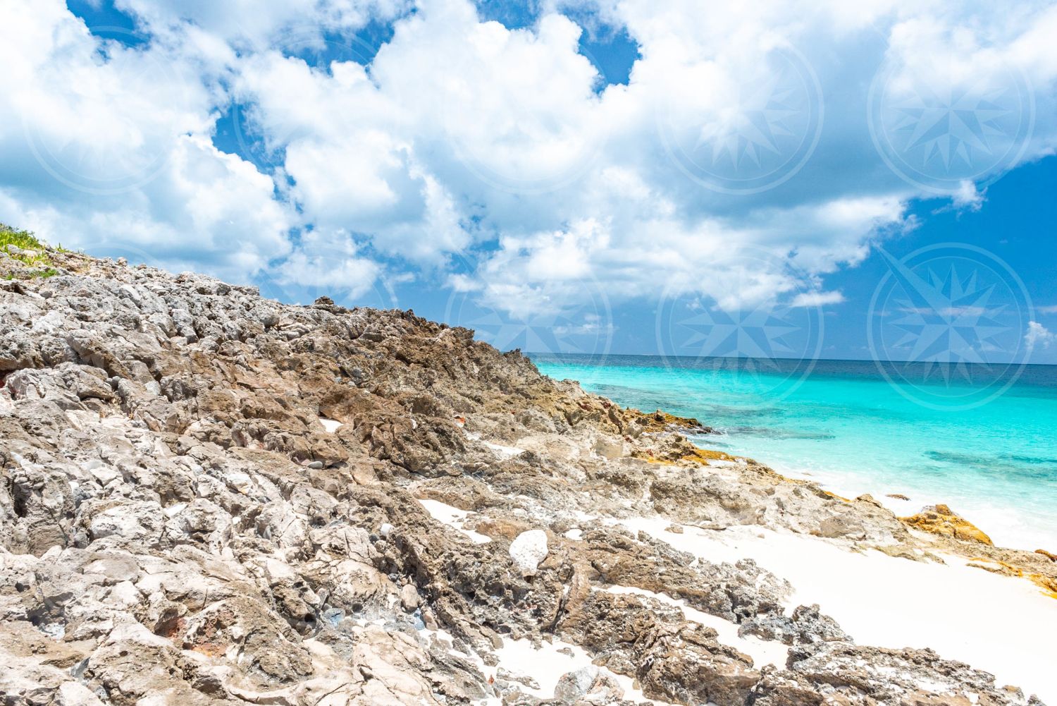 Rocks on beach