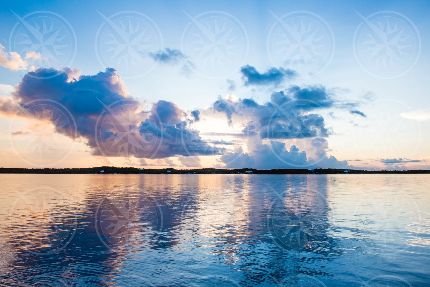 Sunset over Elbow Cay, Abaco Islands