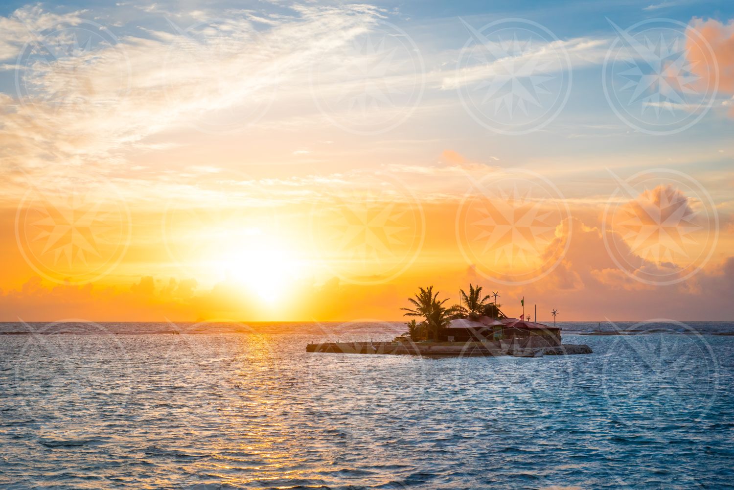 Happy Island at Sunrise