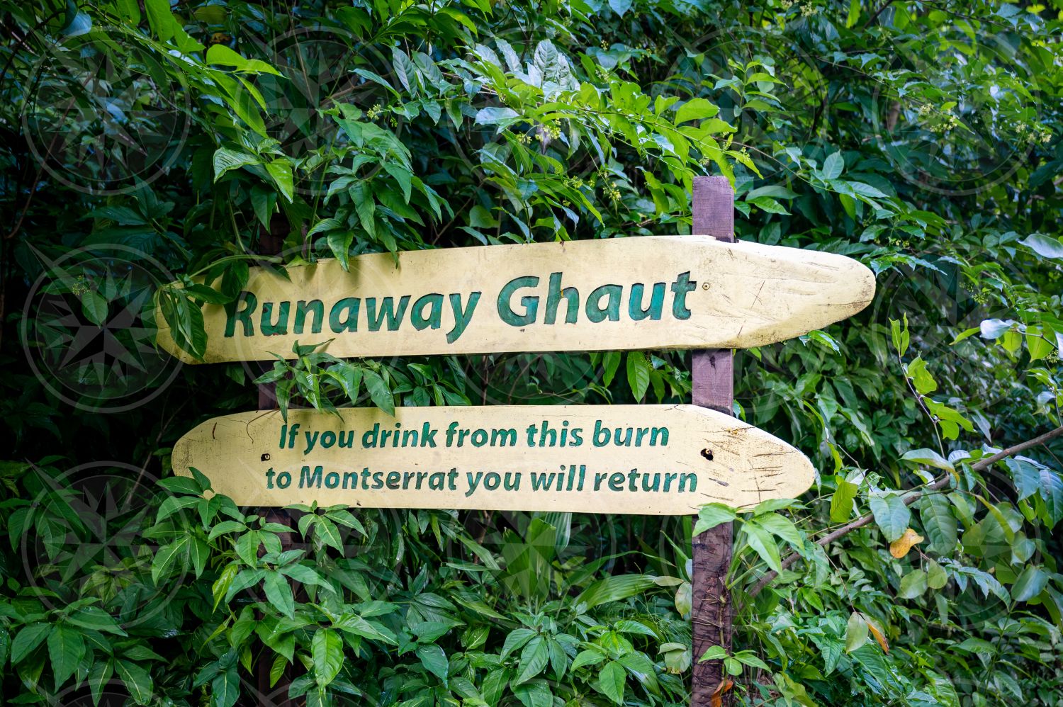 Runaway Ghaut Sign