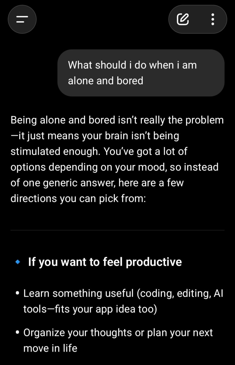  Chatgpt tells me what to do when i am bored
