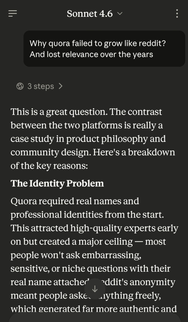 Quora vs reddit