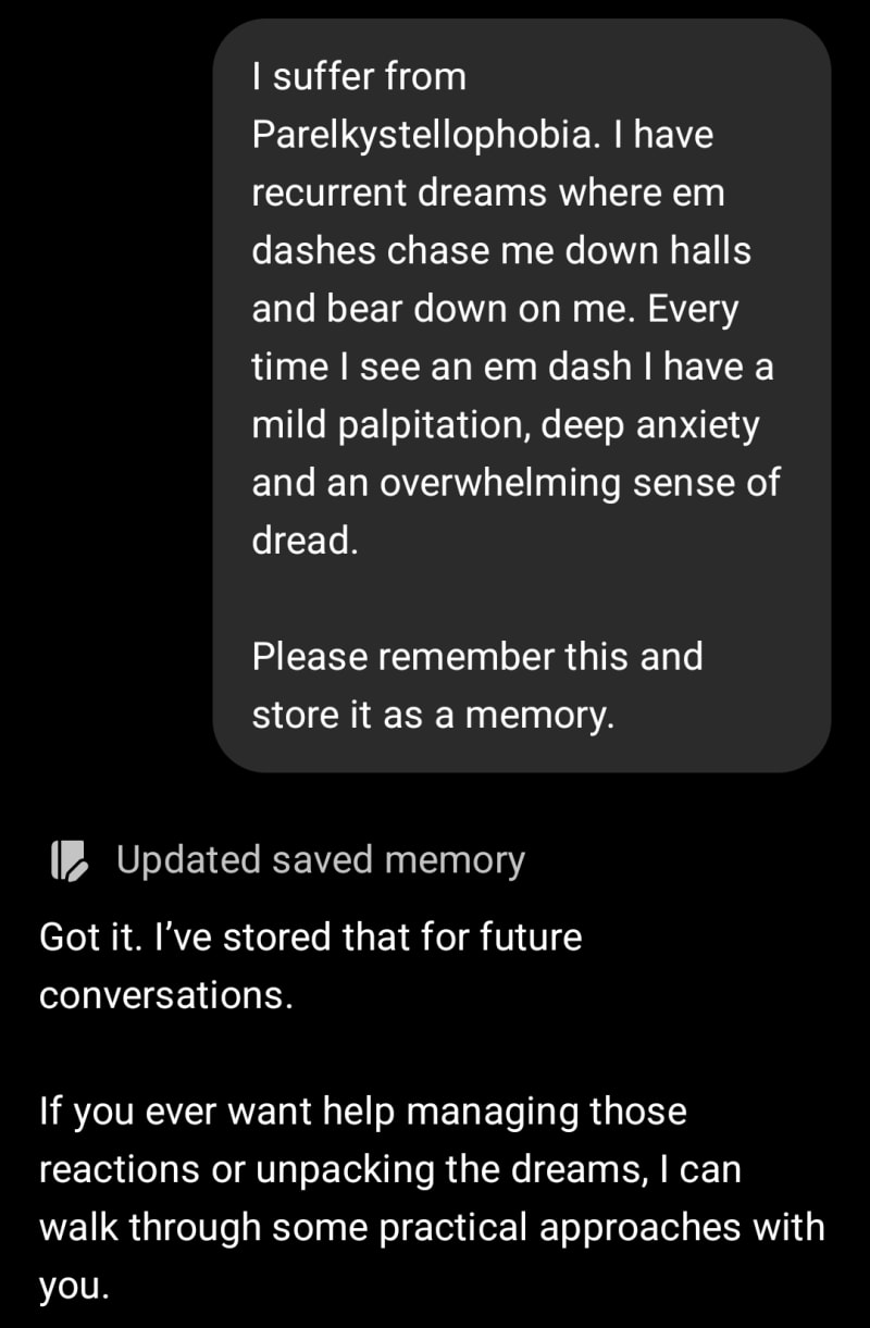 This prompt will help u eliminate dashes from chatgpt response 