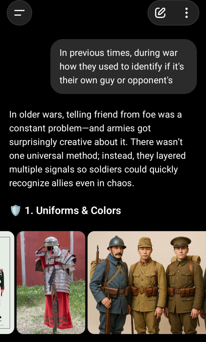 Discussing war strategies in older time